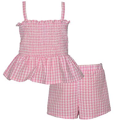 Baby & Toddler Girl Bonnie Jean 2-pc. Seersucker Shorts & Top Set