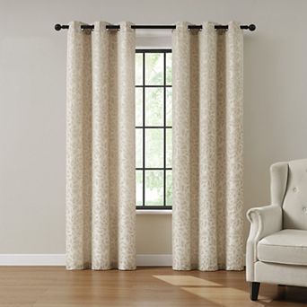 5th Avenue Lux Blythe Textured 2 Window Curtain Panels