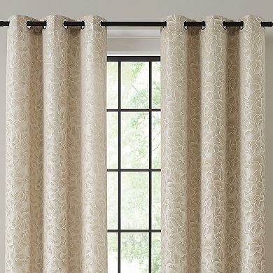 5th Avenue Lux Blythe Textured 2 Window Curtain Panels