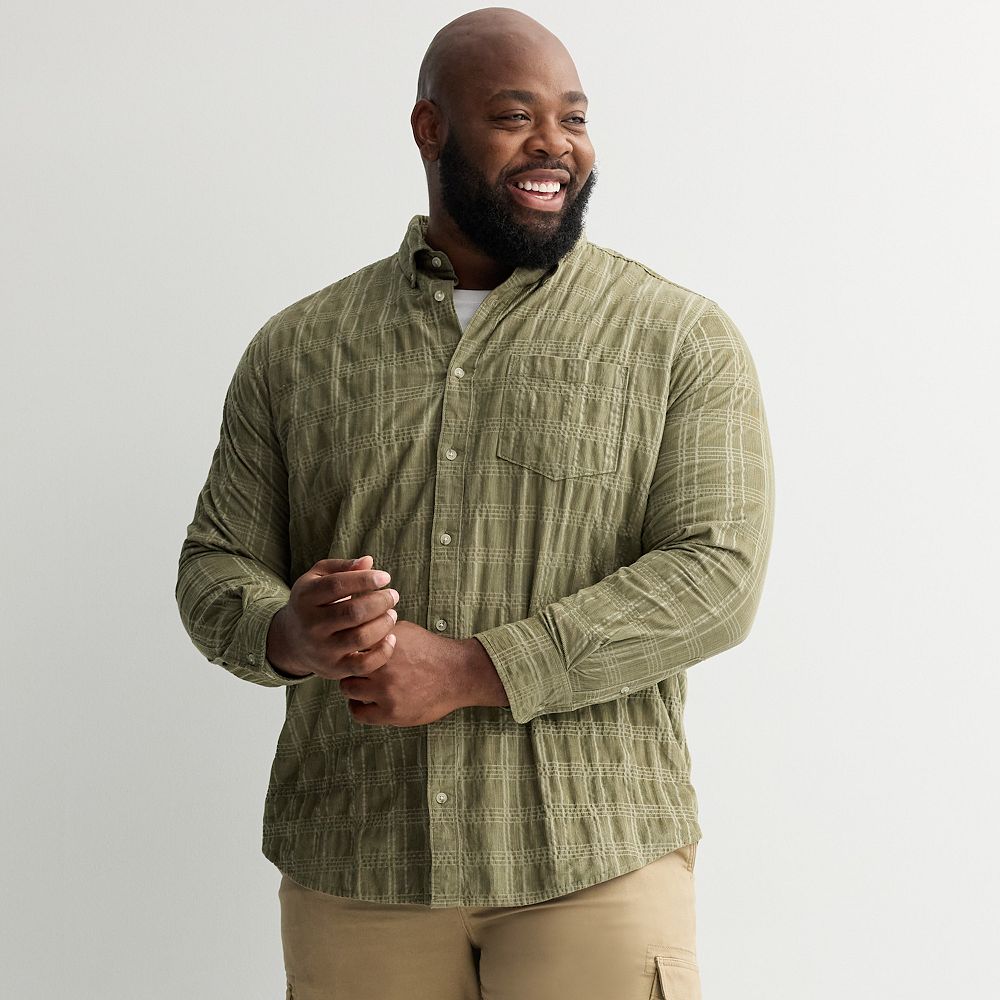 Big & Tall Sonoma Goods For Life® Long Sleeve Perfect Length