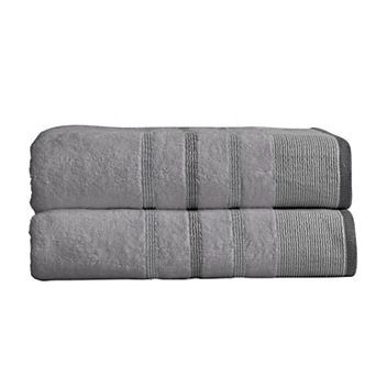Madelinen® 2-Pack Cotton Striped Bath Sheet Set