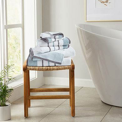 Madelinen® 4-pk. Striped Bath Towels