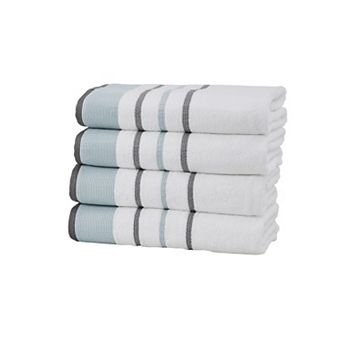 Madelinen® 4 pk Striped Bath Towels