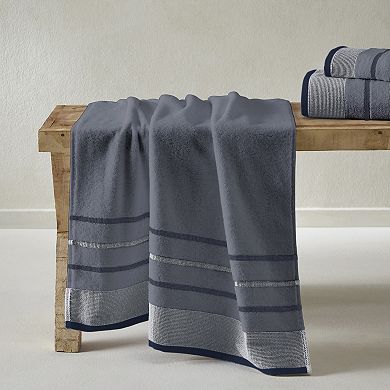 Madelinen® 6-Pack Cotton Striped Towel Set