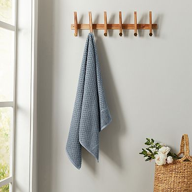 Madelinen® 6-Pack Cotton Quick Dry Textured Towel Set