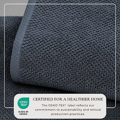 Madelinen® 2-Pack Cotton Texture Bath Sheet Set