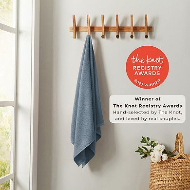 Madelinen® 4-Pack Cotton Texture Bath Towel Set