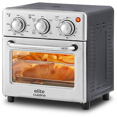 Elite Cuisine 8L Air Fryer Convection Toaster Oven with Broiler