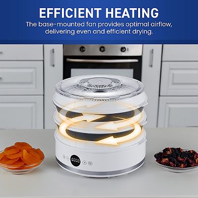 Elite Cuisine 5-Tray Digital Food Dehydrator