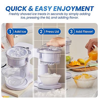 Elite Cuisine Snow Cone & Shaved Ice Maker