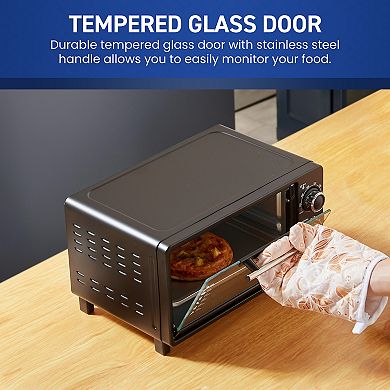 Elite Cuisine 4-Slice 9.5 QT Toaster Oven Broiler