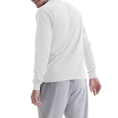 Men's Hanes® Beefy Cotton Long Sleeve T-Shirt