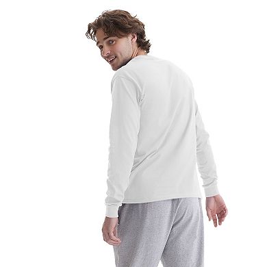 Men's Hanes® Beefy Cotton Long Sleeve T-Shirt
