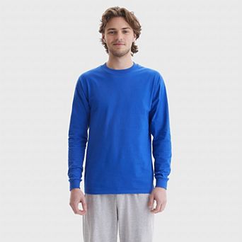Men's Hanes® Beefy Cotton Long Sleeve T-Shirt