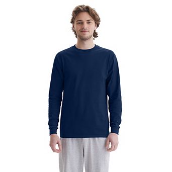 Men's Hanes® Beefy Cotton Long Sleeve T-Shirt
