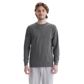 Men's Hanes® Beefy Cotton Long Sleeve T-Shirt