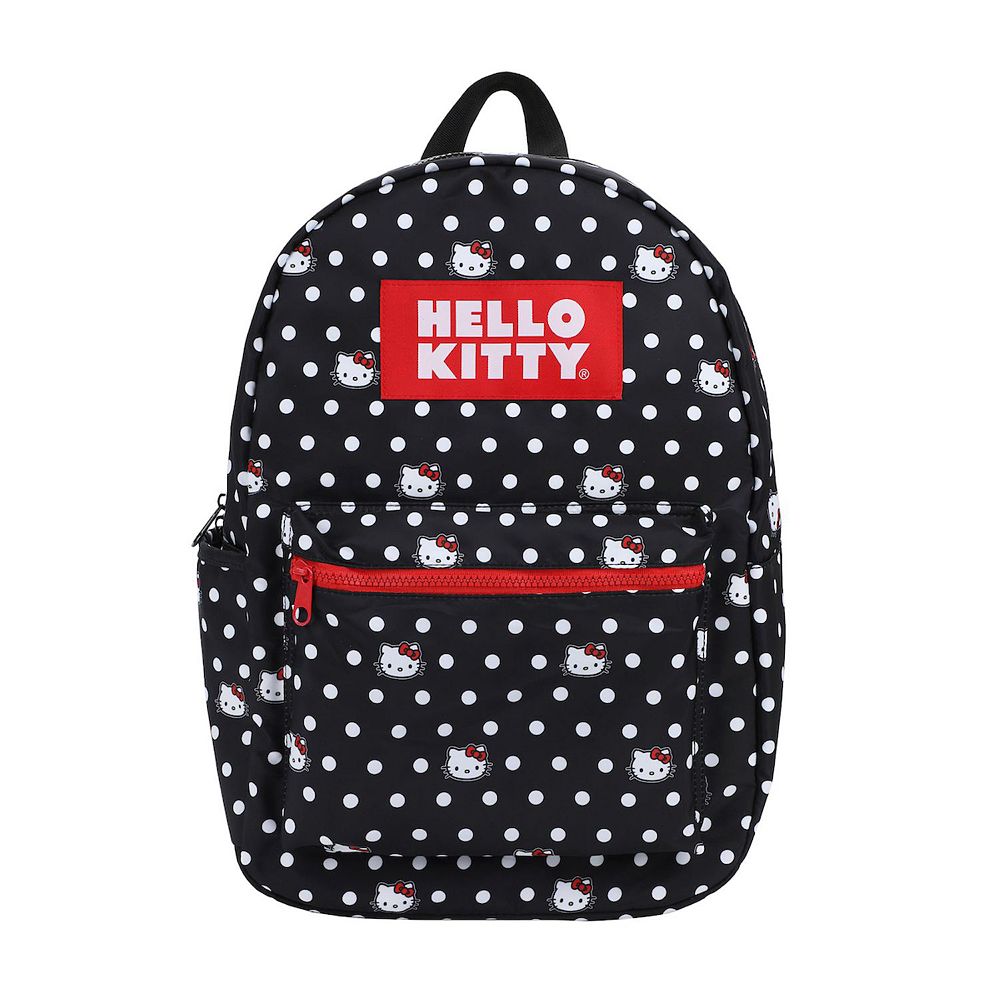 Hello Kitty Polka Dots Backpack, Black