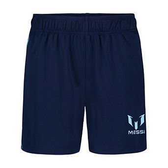 Boys 8-20 Messi Angled Piping Athletic Shorts