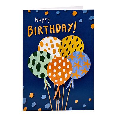 Card Factory "Happy Birthday!" Balloon Greeting Card