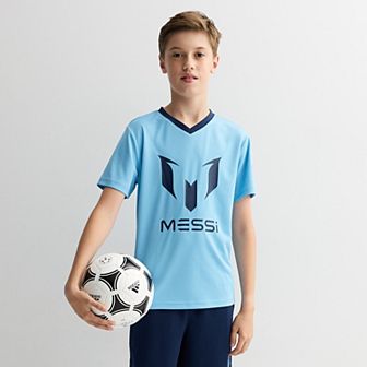 Boys 8-20 Messi Classic Logo V-Neck Tee