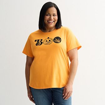 Plus Size Halloween Icons Graphic Tee