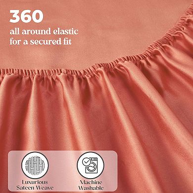 SUPERIOR 1200 Thread Count Deep Pocket Bedding Sheet Set
