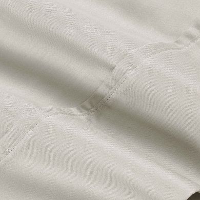 SUPERIOR 1500 Thread Count Cotton Blend Deep Pocket Solid Sheet Set