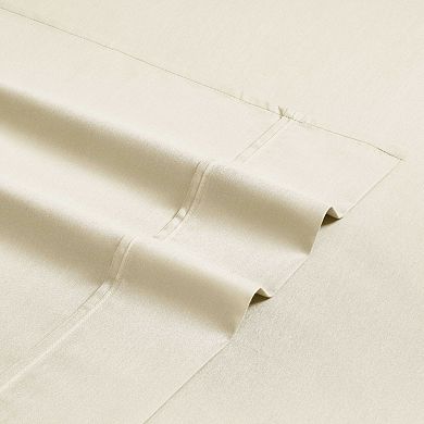 SUPERIOR 1500 Thread Count Cotton Blend Deep Pocket Solid Sheet Set