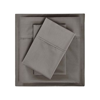 SUPERIOR 1500 Thread Count Cotton Blend Deep Pocket Solid Sheet Set