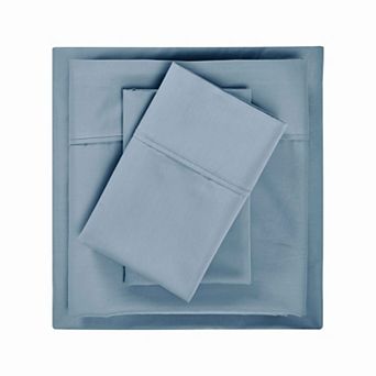 SUPERIOR 1500 Thread Count Cotton Blend Deep Pocket Solid Sheet Set