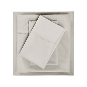 SUPERIOR 1500 Thread Count Cotton Blend Deep Pocket Solid Sheet Set
