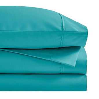 SUPERIOR 1500 Thread Count Cotton Blend Deep Pocket Solid Sheet Set
