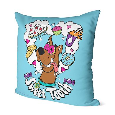 Scooby Doo Sweet Tooth Printed Throw Pillow