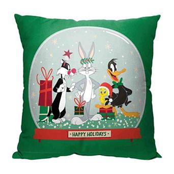 Warner Bros. Looney Tunes Silly Snowglobe Pillow