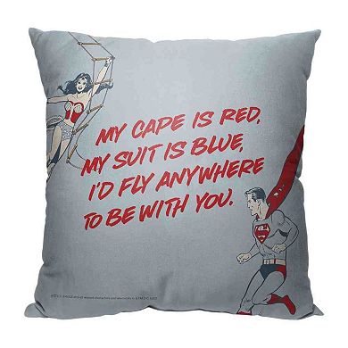 Warner Bros. Dc Fly To Be With You Pillow