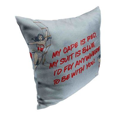 Warner Bros. Dc Fly To Be With You Pillow