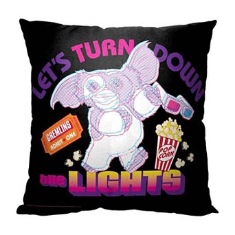 Warner Bros. Gremlins Turn Off The Lights Pillow