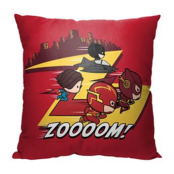 Warner Bros. The Flash Zoom Printed Pillow