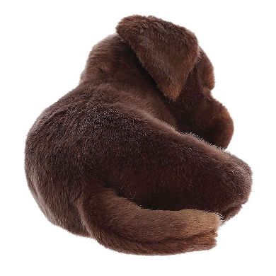 Aurora Medium Brown Miyoni Tots 10" Sleepy Chocolate Lab Pup Adorable Stuffed Animal