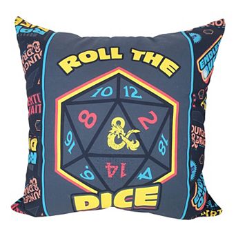Dungeons & Dragons Pillow Roll The Dice