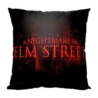 Warner Bros. Horror Nightmare On Elm St Title Pillow