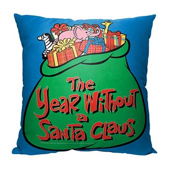 Warner Bros. Year Without A Santa Claus Bag Of Toys Printed Throw Pillow