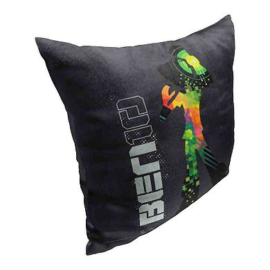 Cartoon Network Ben 10 Ben Silhouette Pillow