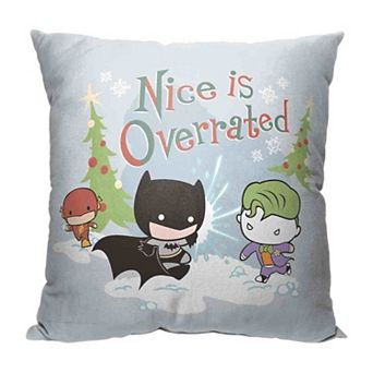 Warner Bros. Dc Justice League Nice Is Overrated Pillow