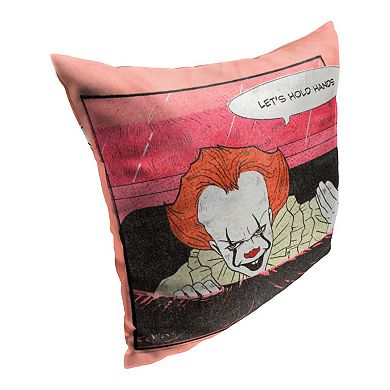 Warner Bros. Horror It Lets Hold Hands Printed Throw Pillow