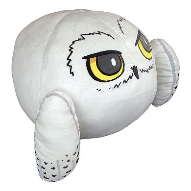 Warner Bros Harry Potter Hedwig Round Travel Cloud Pillow, 11"
