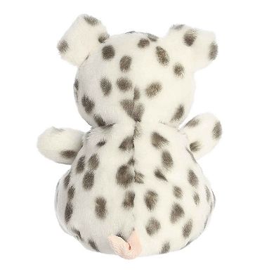 Aurora Small Gray Palm Pals Party Sized 8" Piggles Spotted Piglet Adorable Stuffed Animal