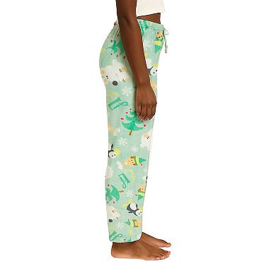 Juniors' Disney's Buddy The Elf Characters Lux Plush Fleece Pajama Pants