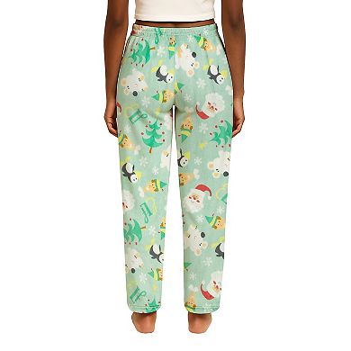 Juniors' Disney's Buddy The Elf Characters Lux Plush Fleece Pajama Pants