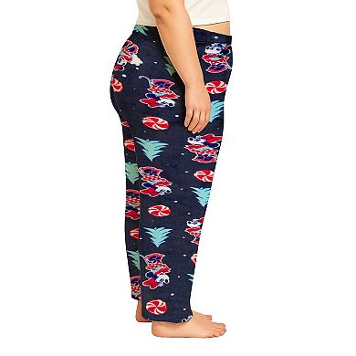 Juniors' Plus Size Disney's Minnie Mouse Winter Icons Lux Plush Fleece Pajama Pants